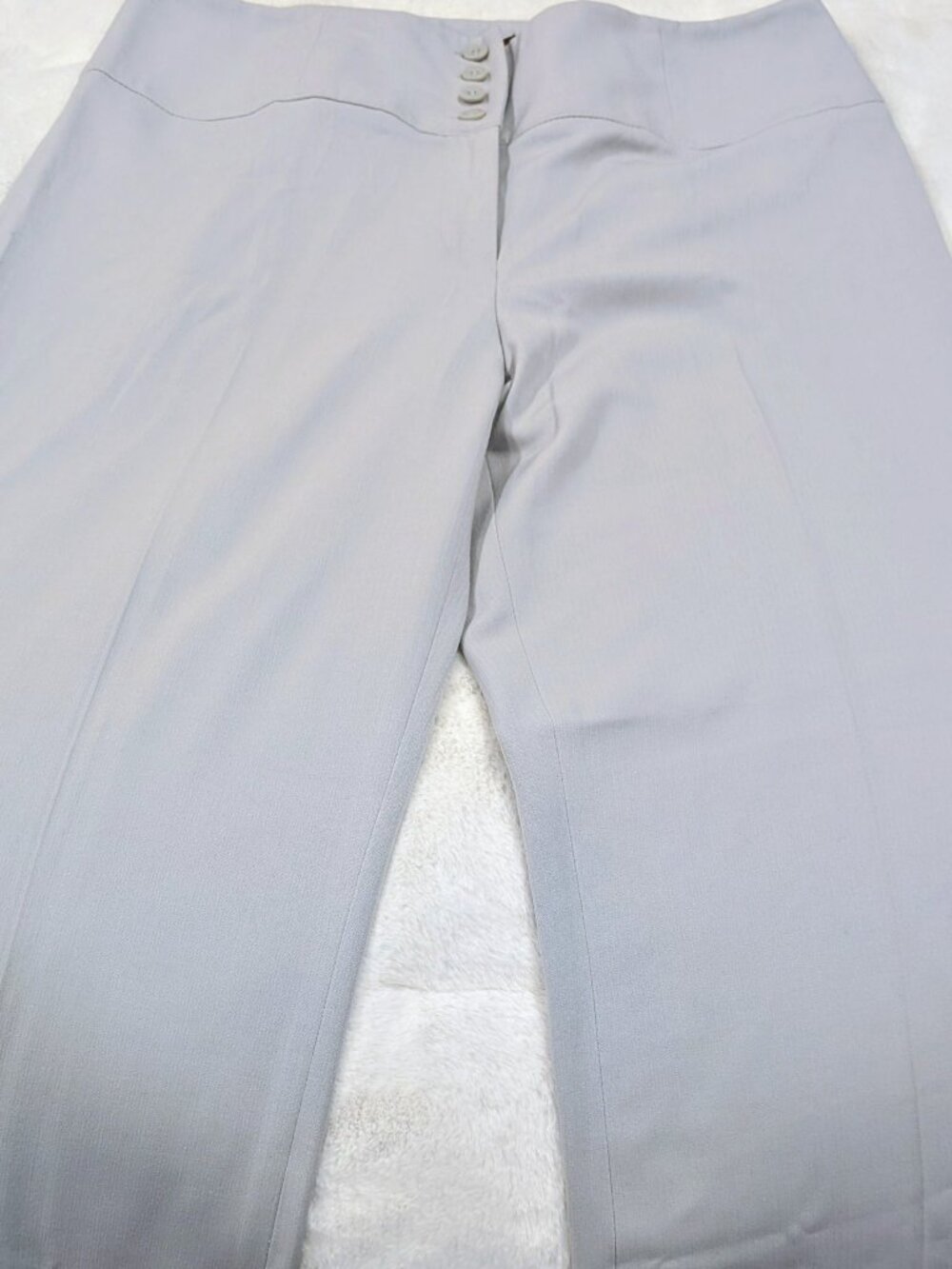 Chadwick’s Collection Light Gray Wide Leg Dress Pants - Size 14 - CB
